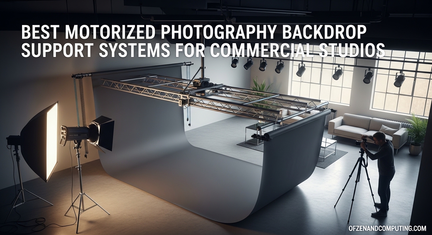Best Motorized Photography Backdrop Support Systems for Commercial Studios