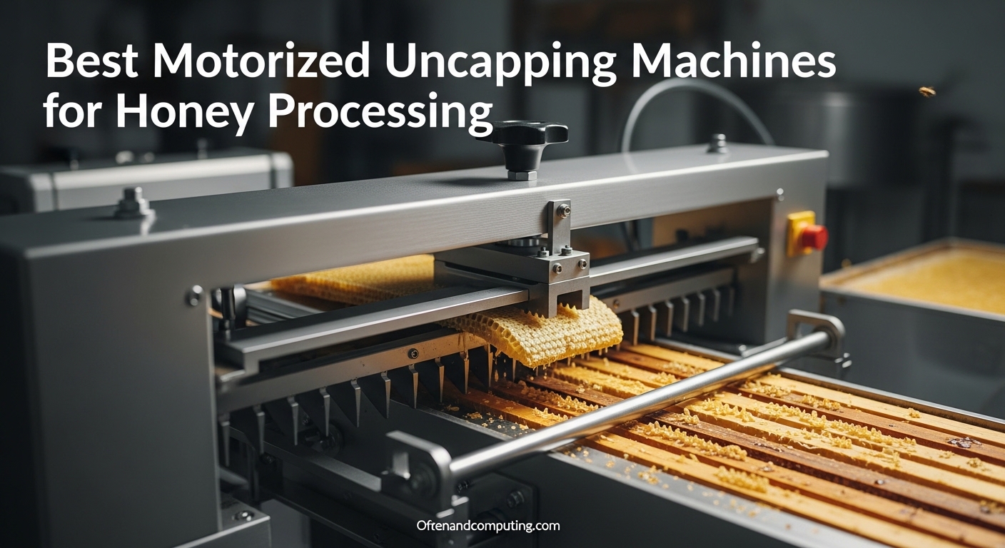 Best Motorized Uncapping Machines for Honey Processing