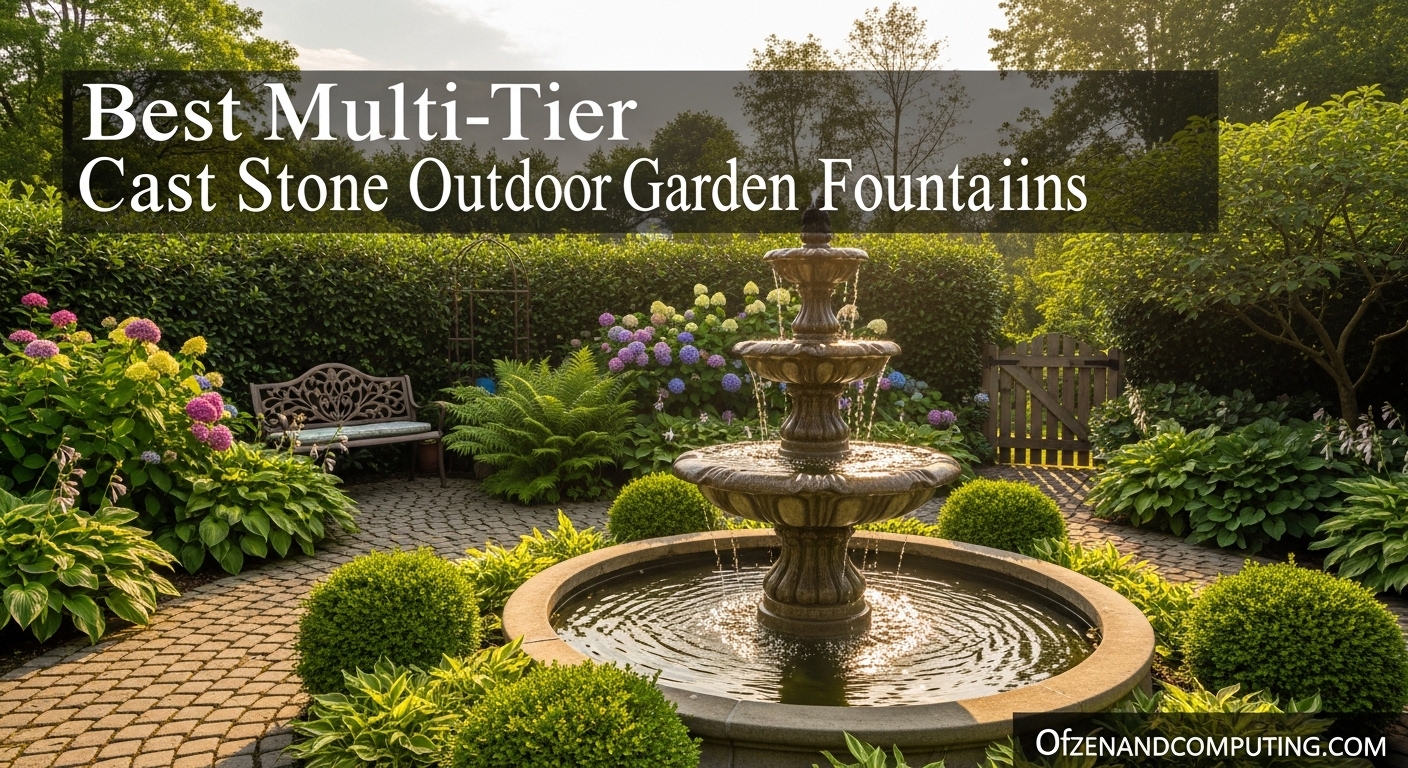 Best Multi-Tier Cast Stone Outdoor Garden Fountains