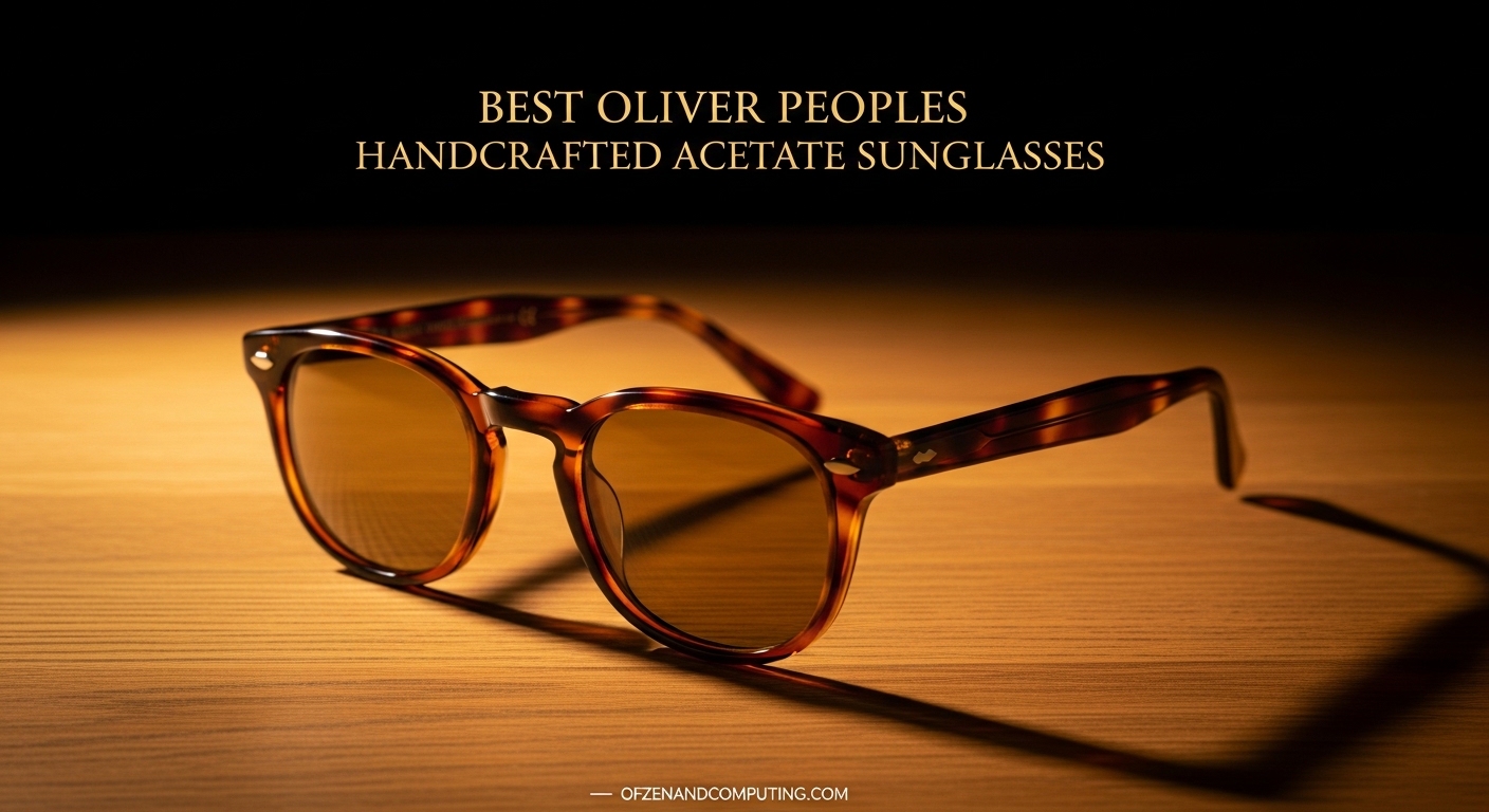 Best Oliver Peoples Handcrafted Acetate Sunglasses
