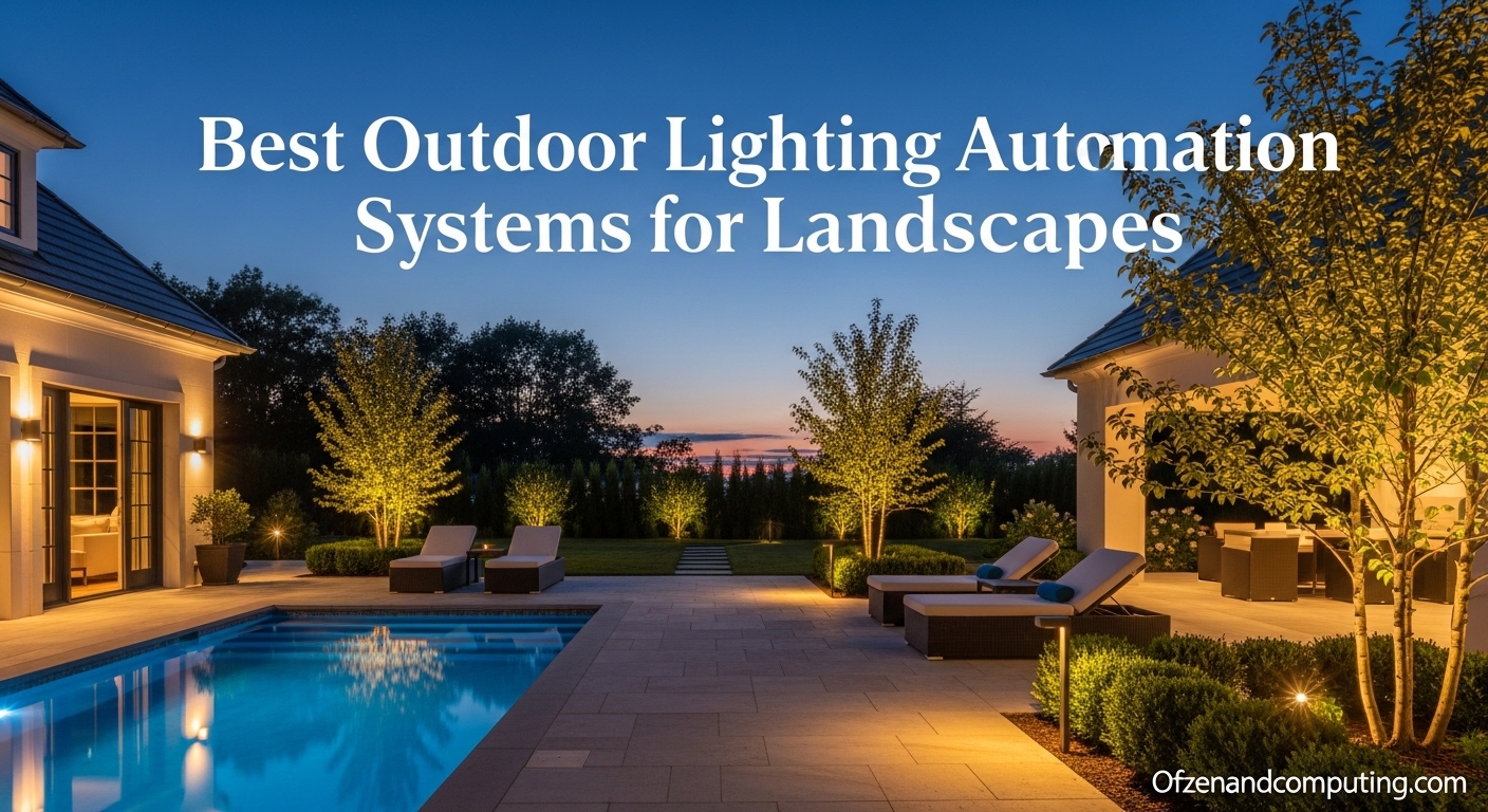 Best Outdoor Lighting Automation Systems for Landscapes
