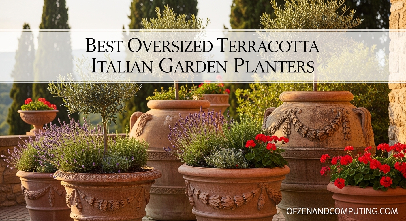 Best Oversized Terracotta Italian Garden Planters