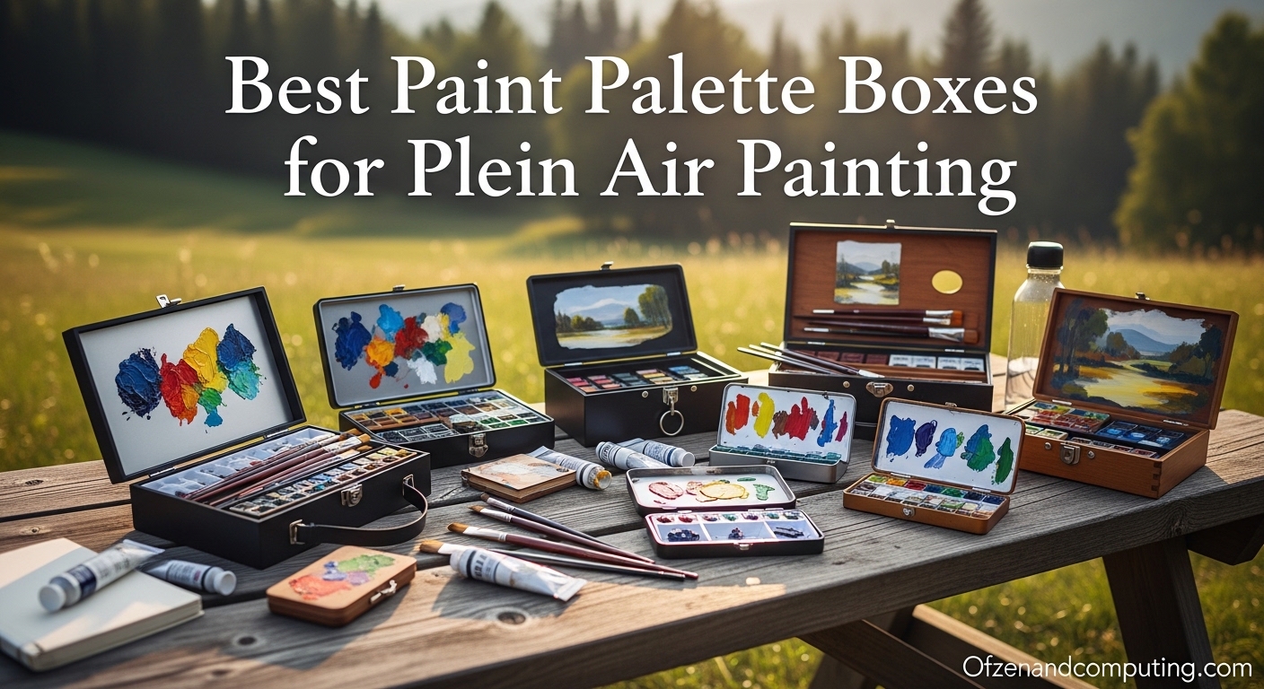 Best Paint Palette Boxes for Plein Air Painting