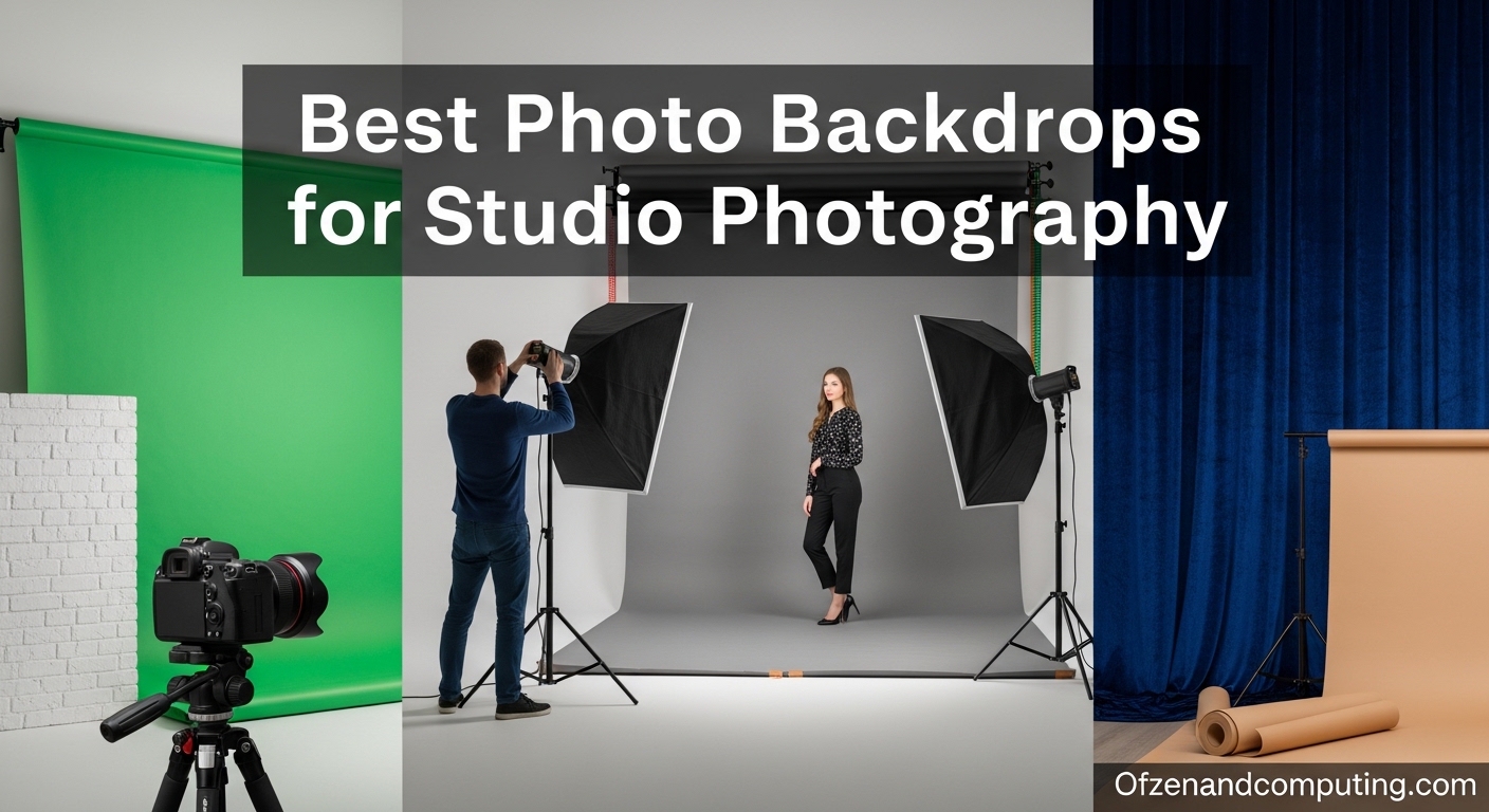 Best Photo Backdrops for Studio Photography
