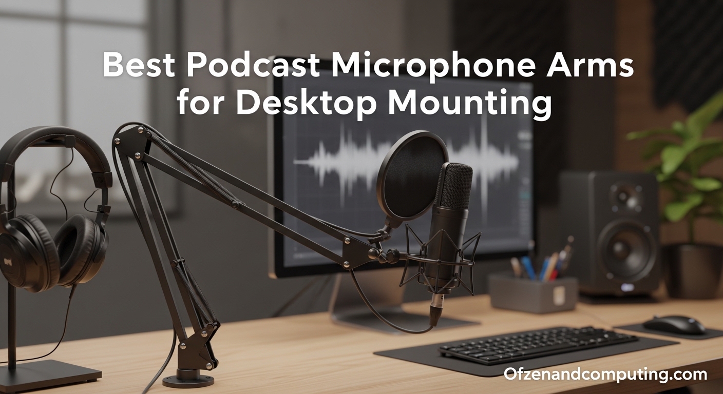 Best Podcast Microphone Arms for Desktop Mounting