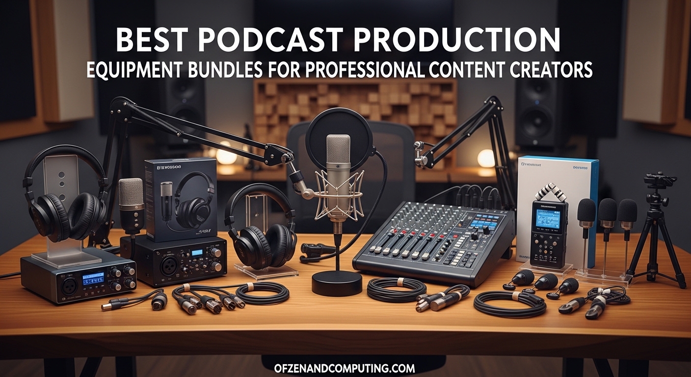 Best Podcast Production Equipment Bundles for Professional Content Creators