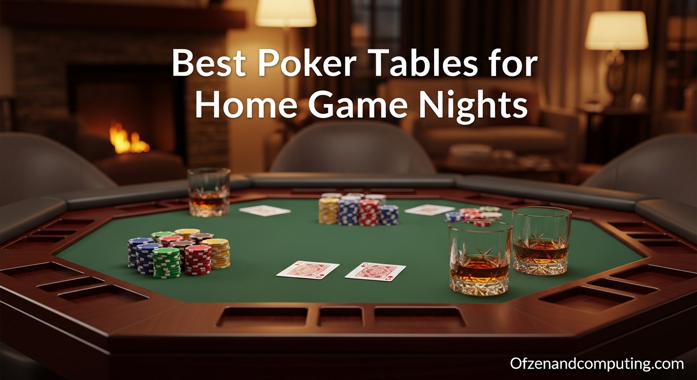 Best Poker Tables for Home Game Nights