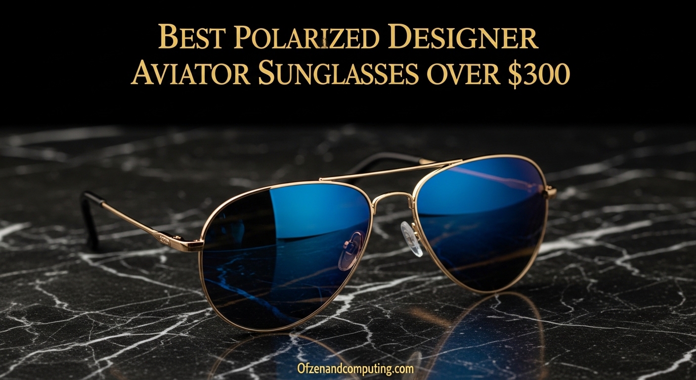 Best Polarized Designer Aviator Sunglasses Over $300