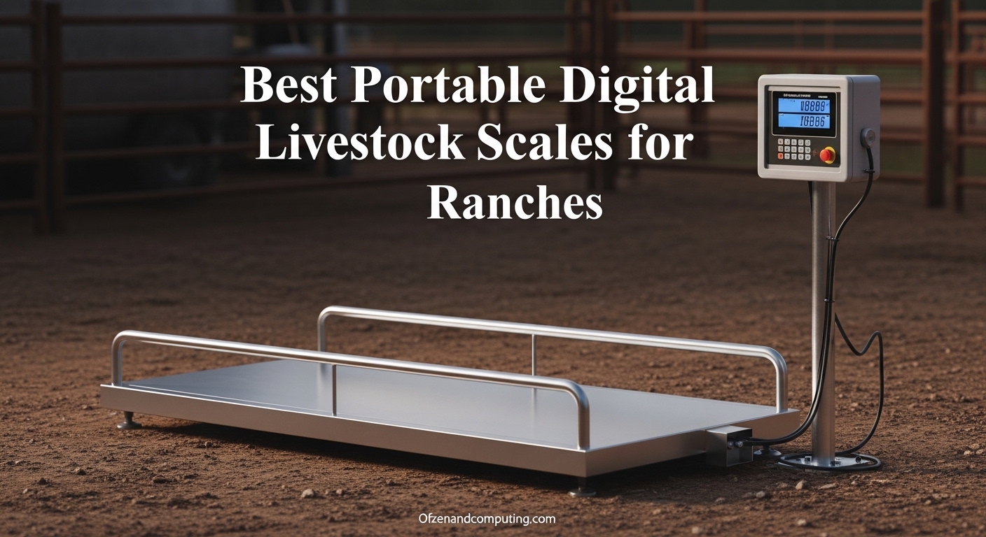 Best Portable Digital Livestock Scales for Ranches