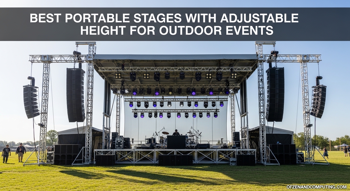 Best Portable Stages with Adjustable Height for Outdoor Events