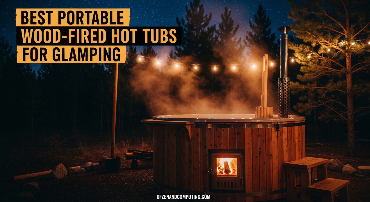 Best Portable Wood-Fired Hot Tubs for Glamping