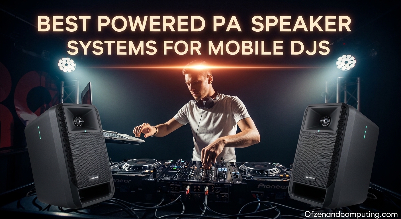 Best Powered PA Speaker Systems for Mobile DJs