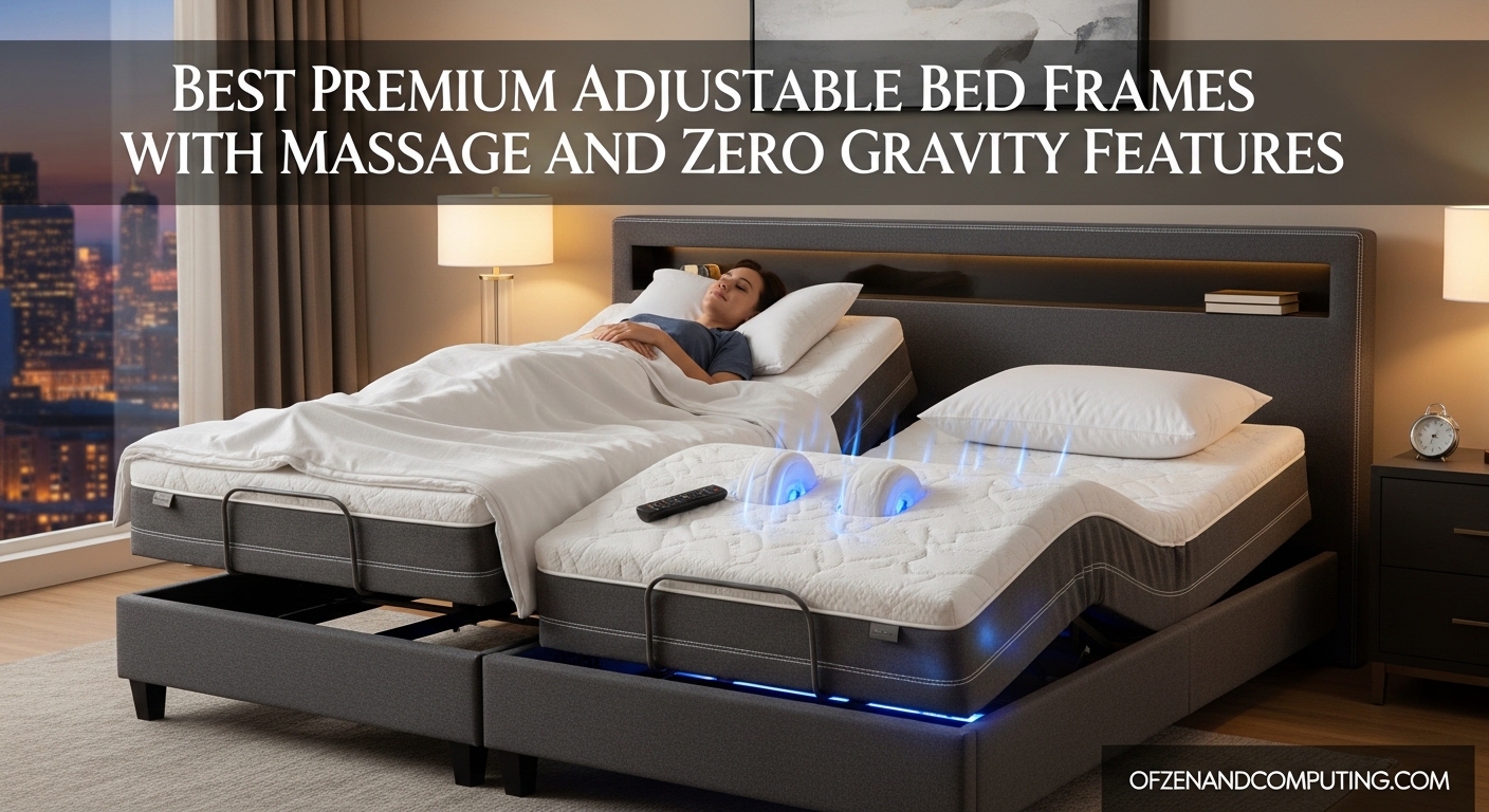Best Premium Adjustable Bed Frames with Massage and Zero Gravity Features