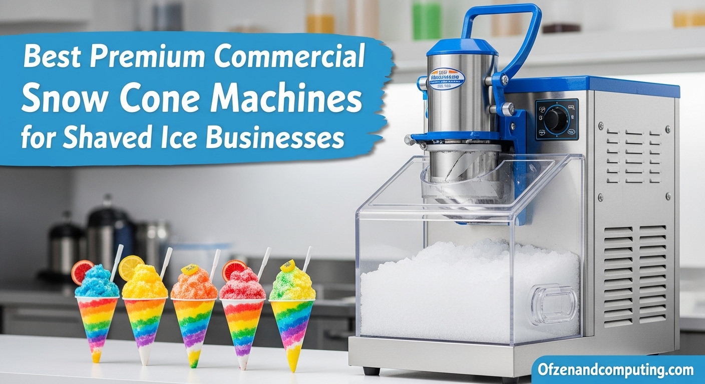 Best Premium Commercial Snow Cone Machines for Shaved Ice Businesses