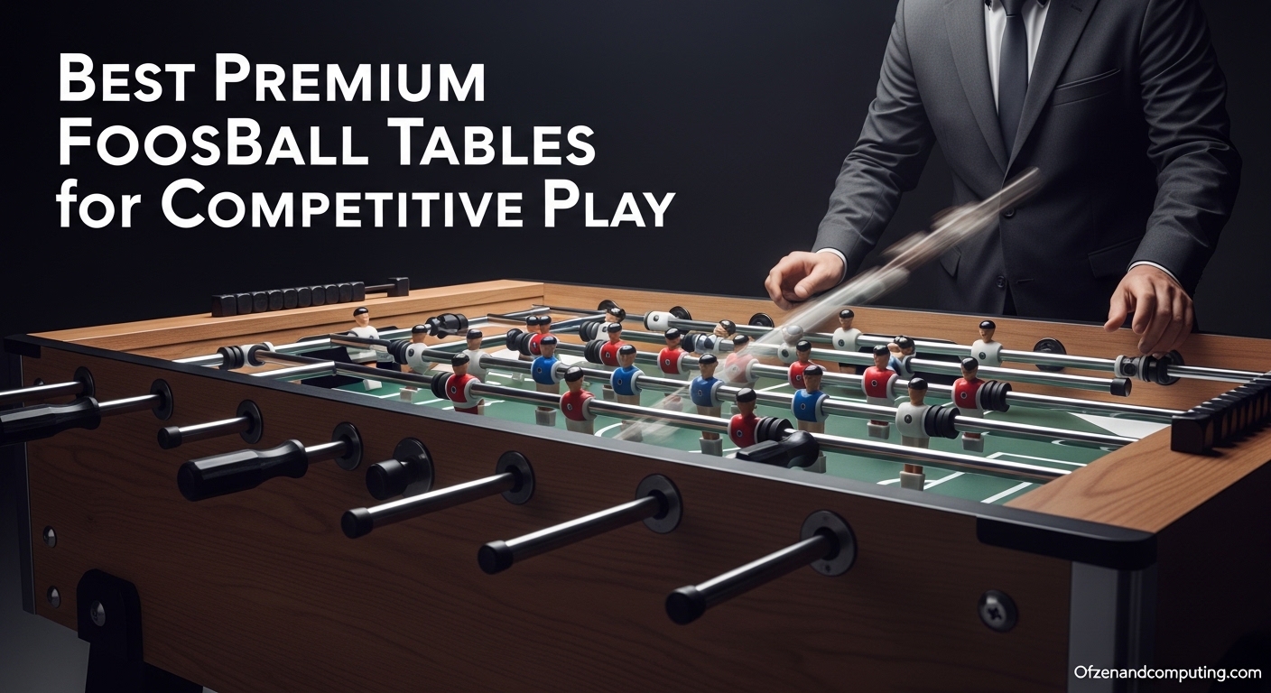 Best Premium Foosball Tables for Competitive Play