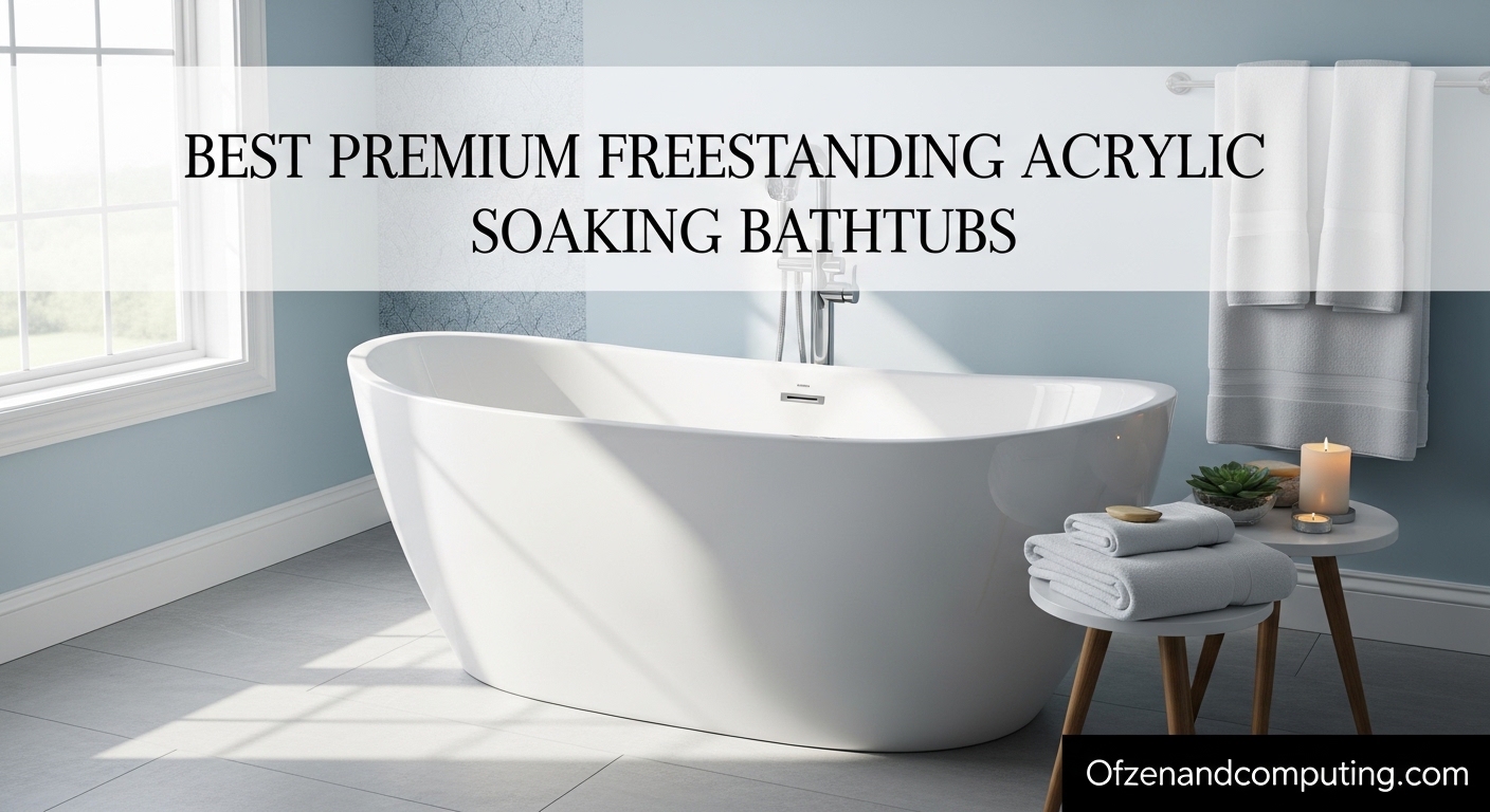 Best Premium Freestanding Acrylic Soaking Bathtubs