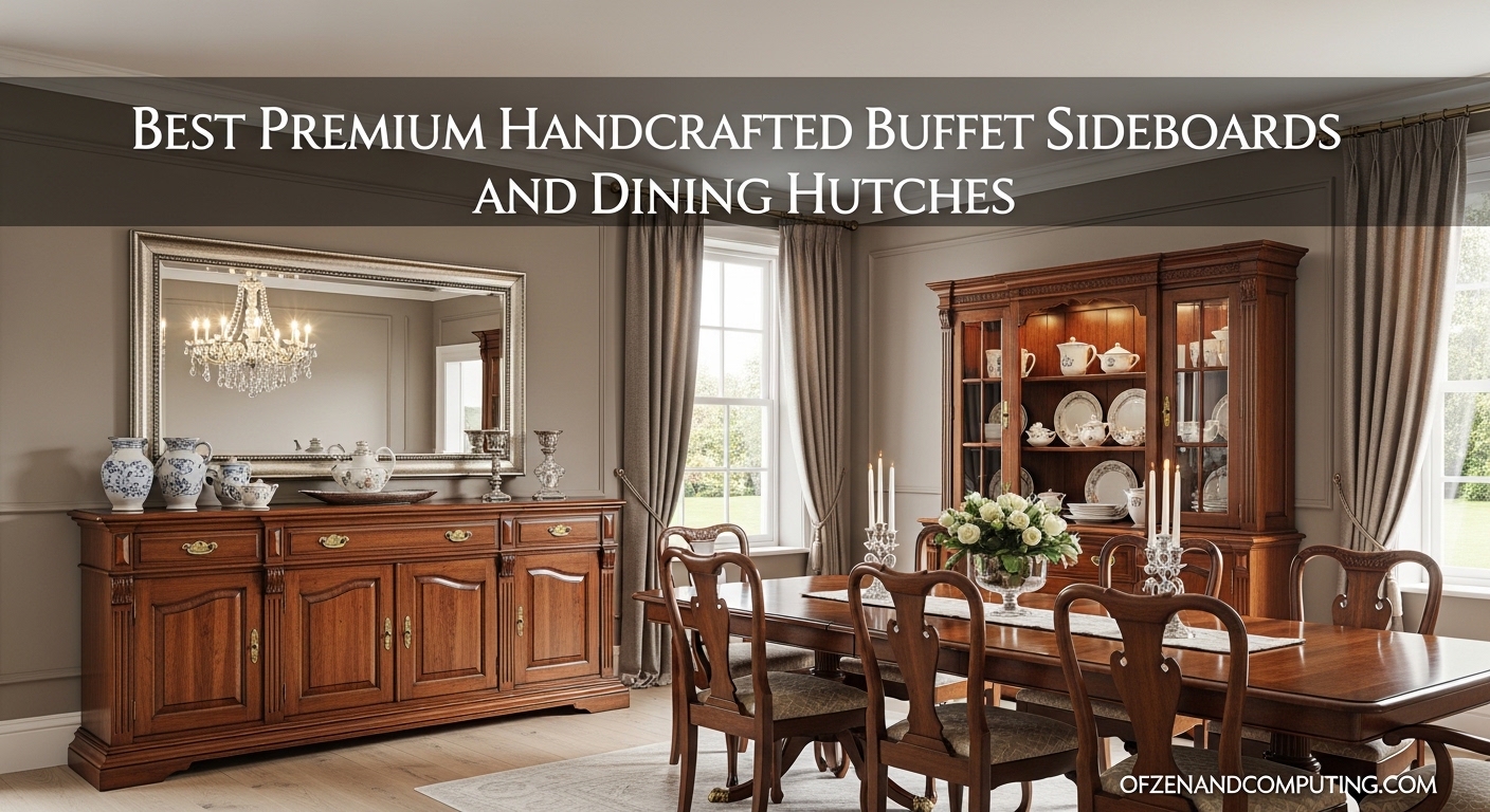 Best Premium Handcrafted Buffet Sideboards and Dining Hutches