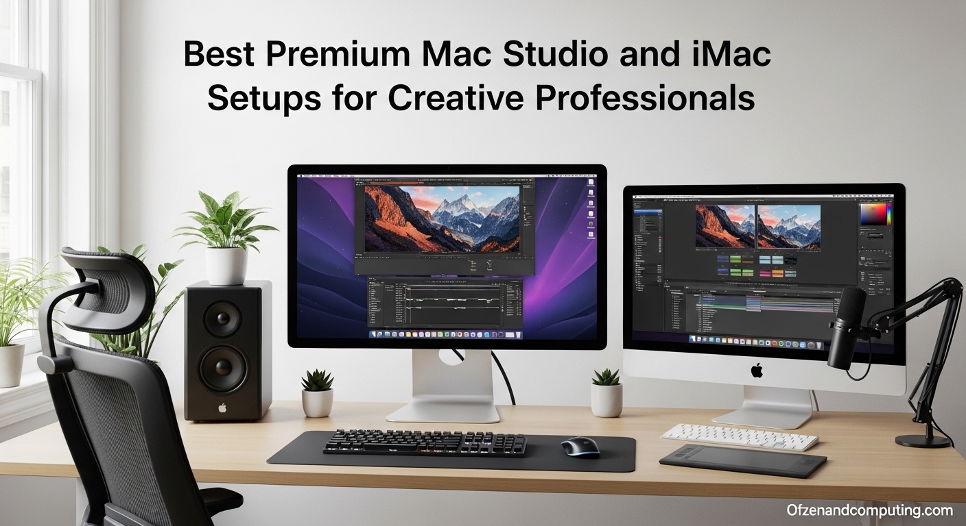 Best Premium Mac Studio and iMac Setups for Creative Professionals