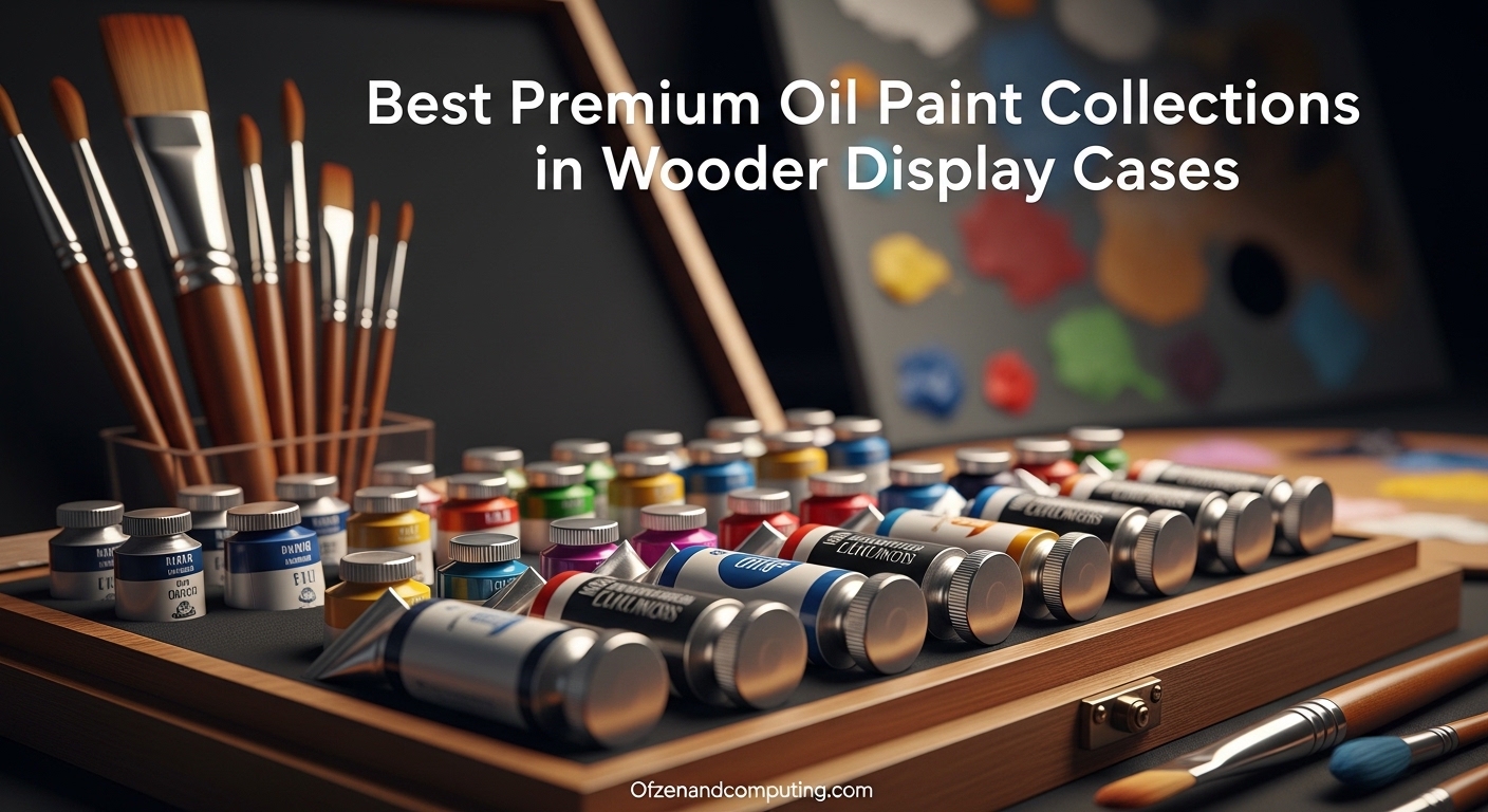 Best Premium Oil Paint Collections in Wooden Display Cases