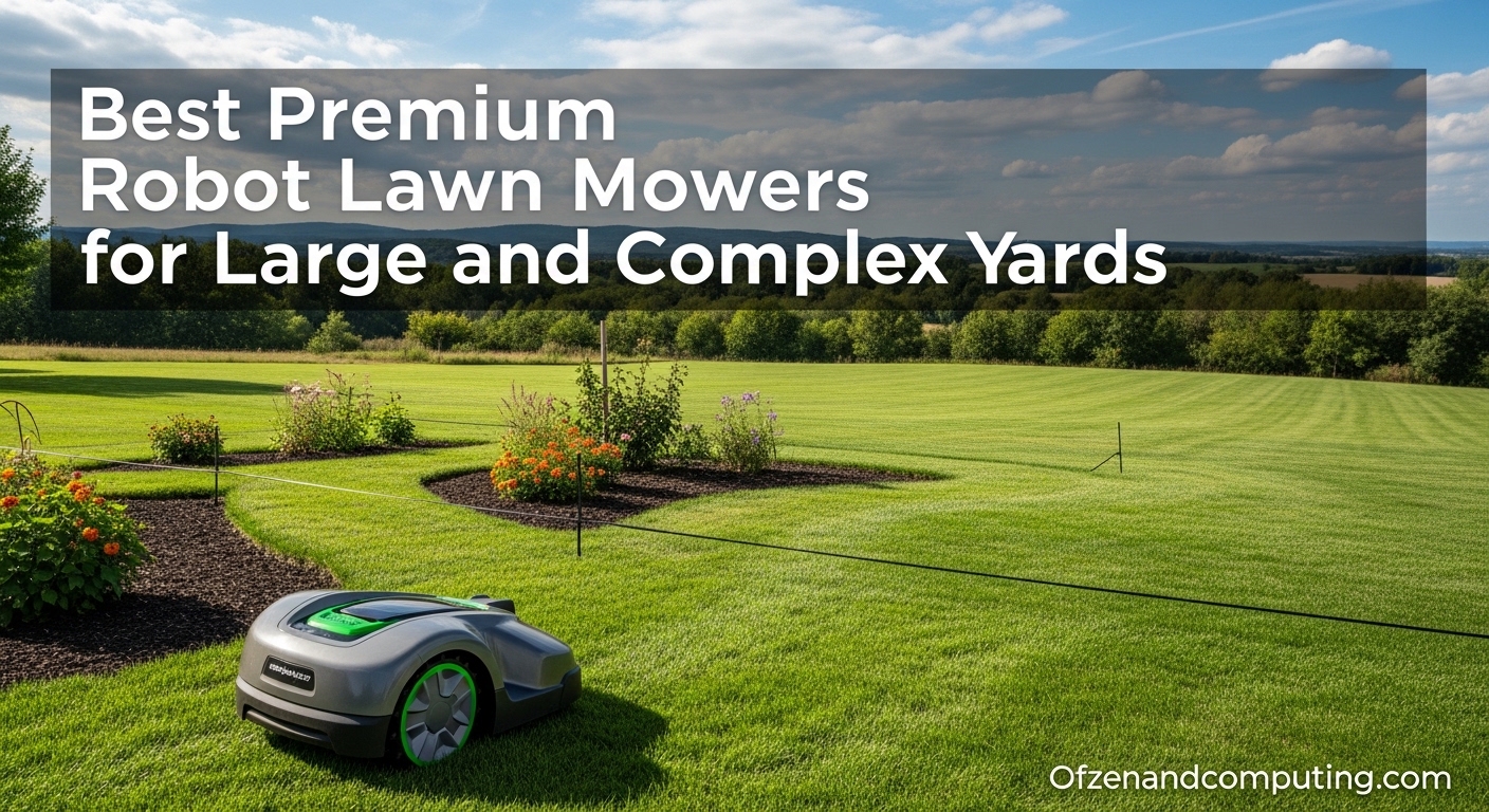 Best Premium Robot Lawn Mowers for Large and Complex Yards