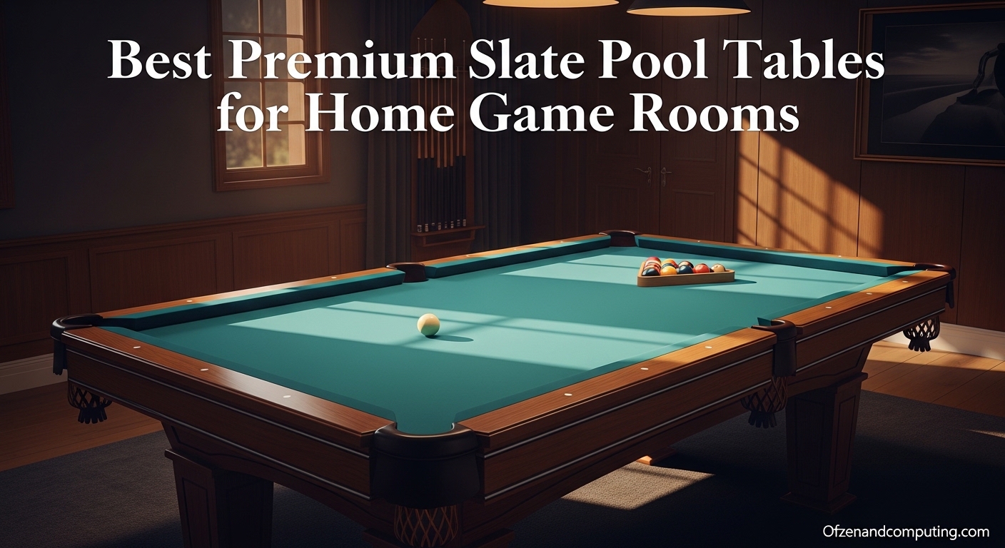 Best Premium Slate Pool Tables for Home Game Rooms