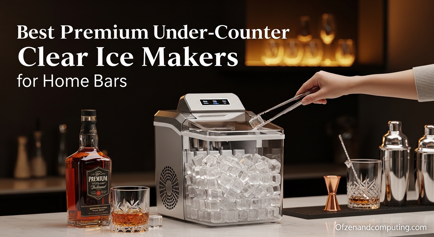 Best Premium Under-Counter Clear Ice Makers for Home Bars