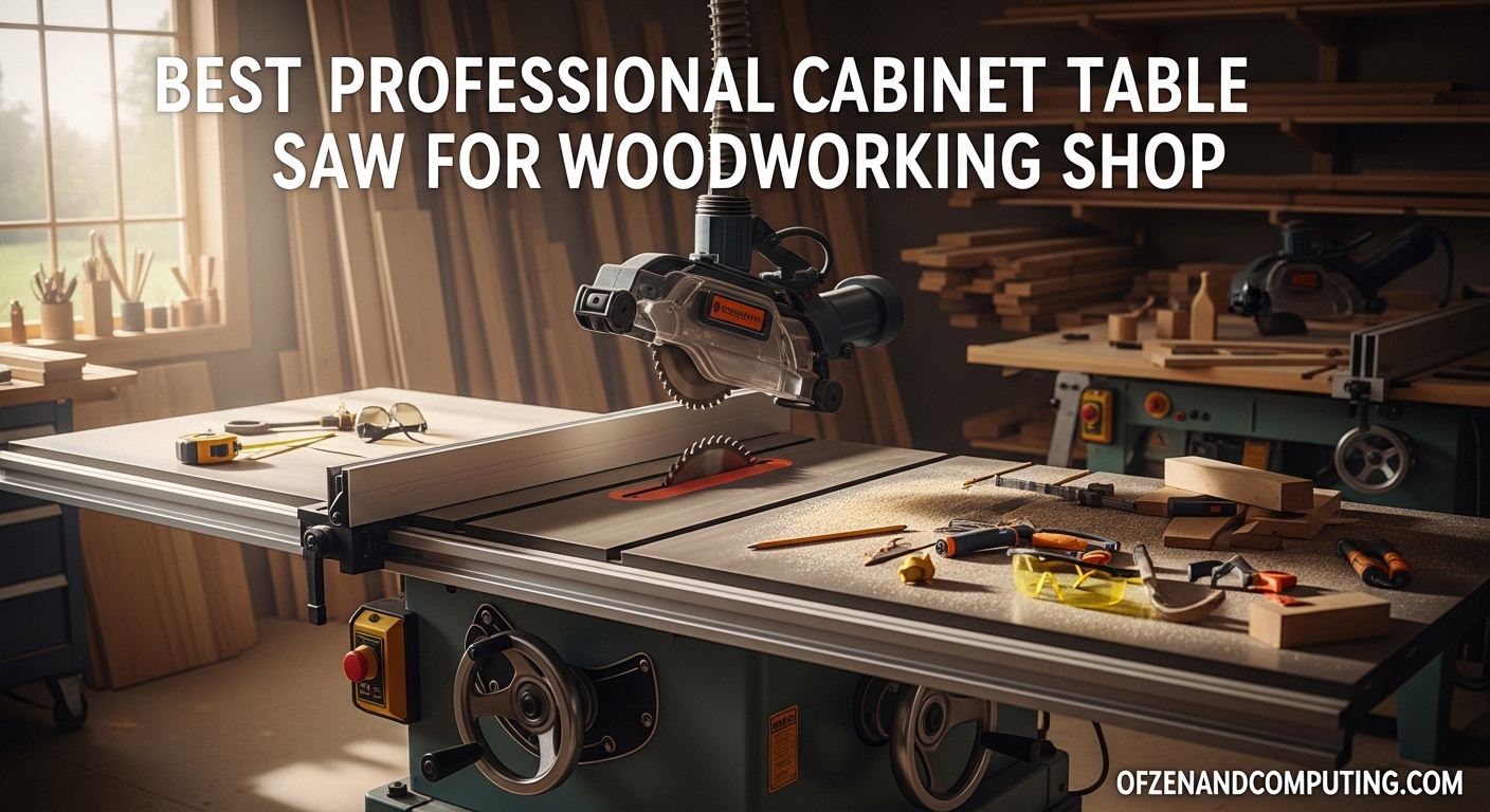 Best Professional Cabinet Table Saw for Woodworking Shop