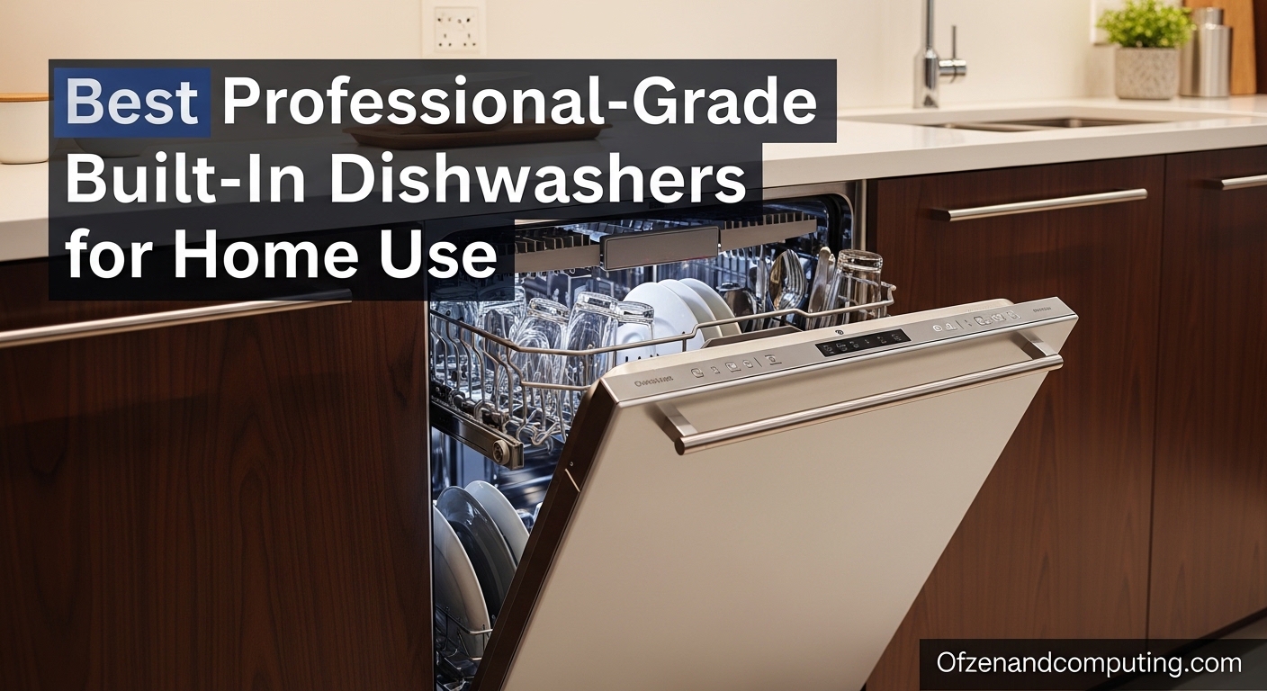Best Professional-Grade Built-In Dishwashers for Home Use