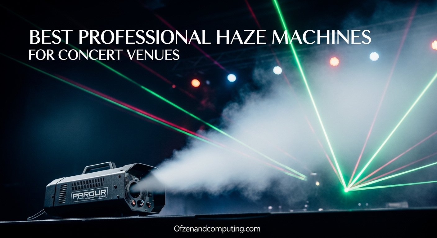 Best Professional Haze Machines for Concert Venues