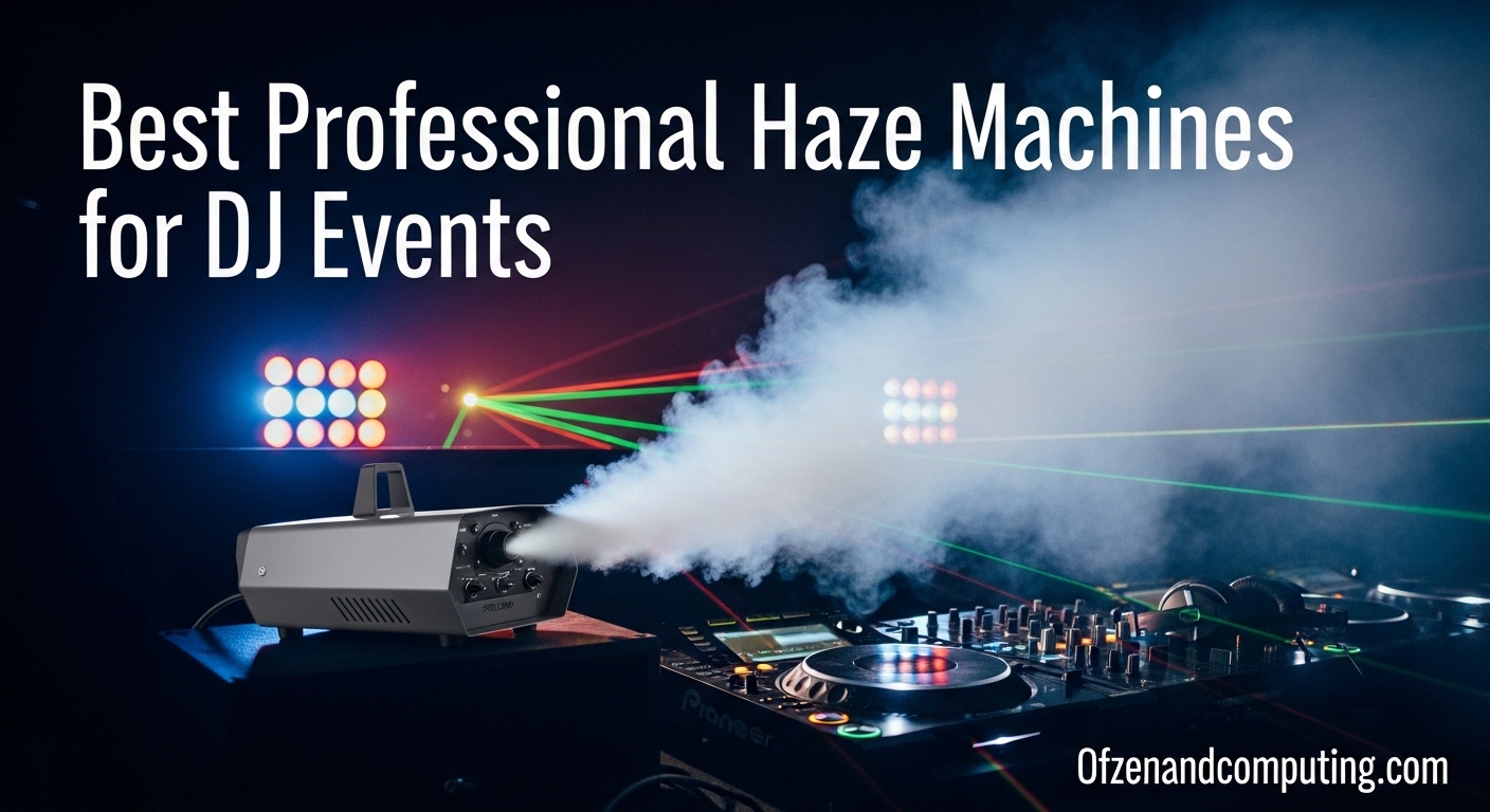 Best Professional Haze Machines for DJ Events