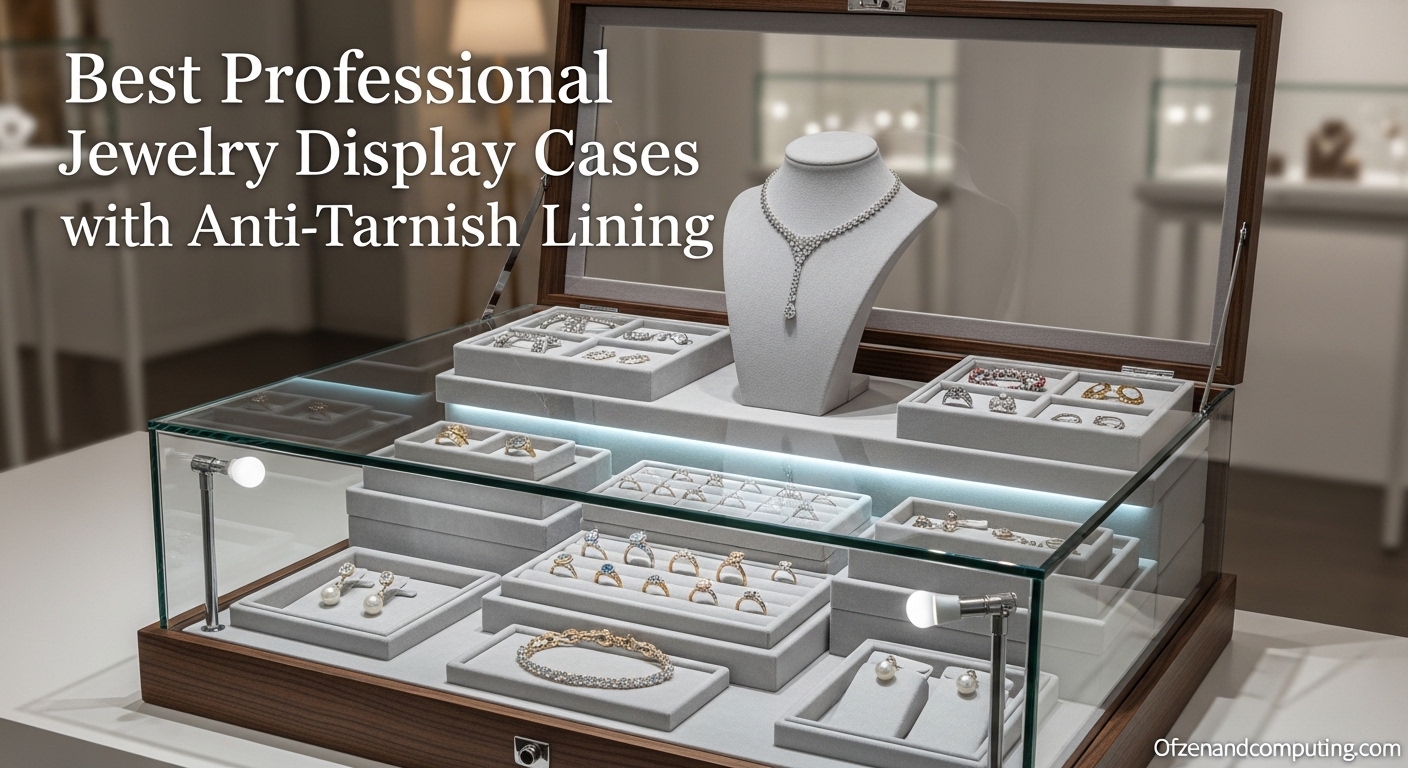 Best Professional Jewelry Display Cases with Anti-Tarnish Lining