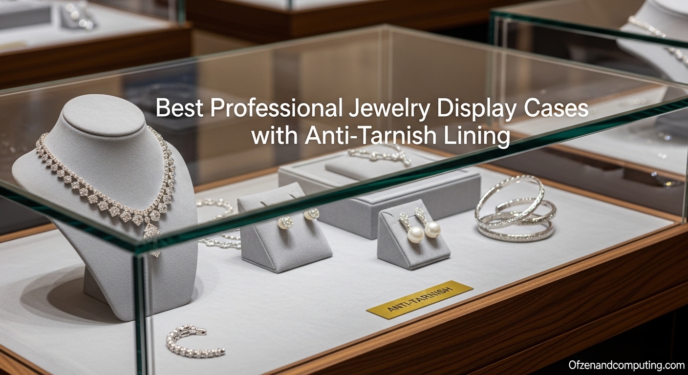 Best Professional Jewelry Display Cases with Anti-Tarnish Lining