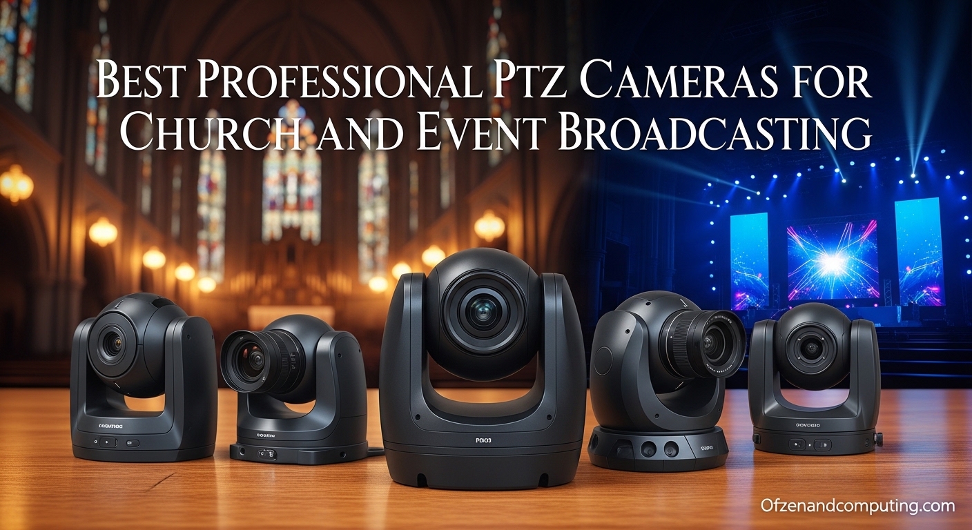 Best Professional PTZ Cameras for Church and Event Broadcasting