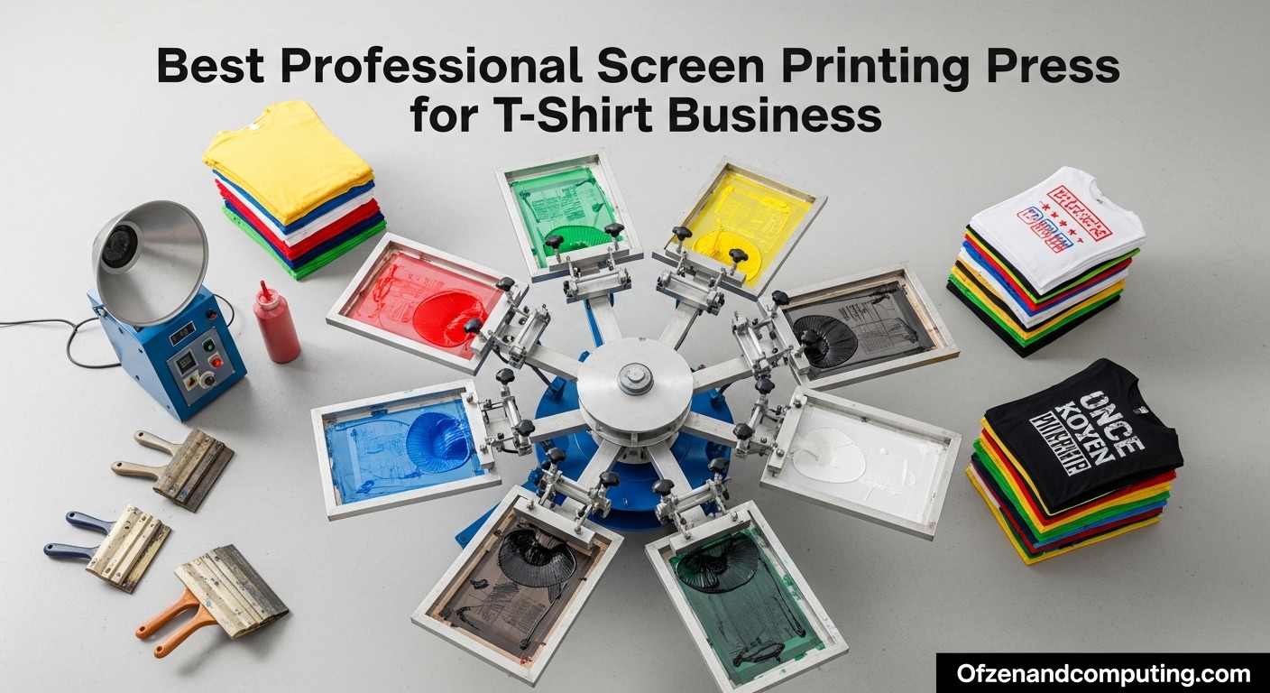 Best Professional Screen Printing Press for T-Shirt Business