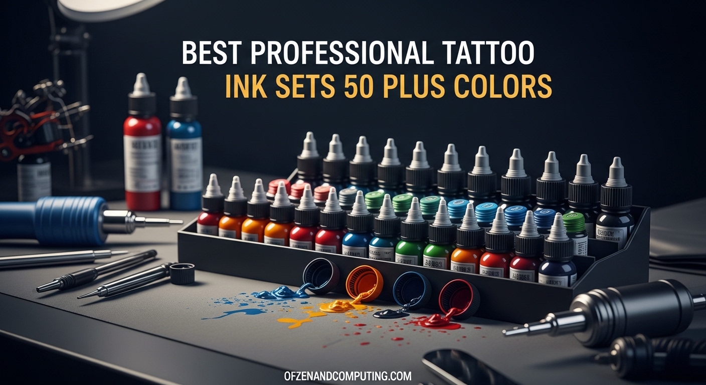 Best Professional Tattoo Ink Sets 50 Plus Colors