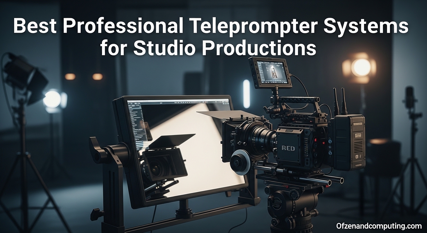 Best Professional Teleprompter Systems for Studio Productions