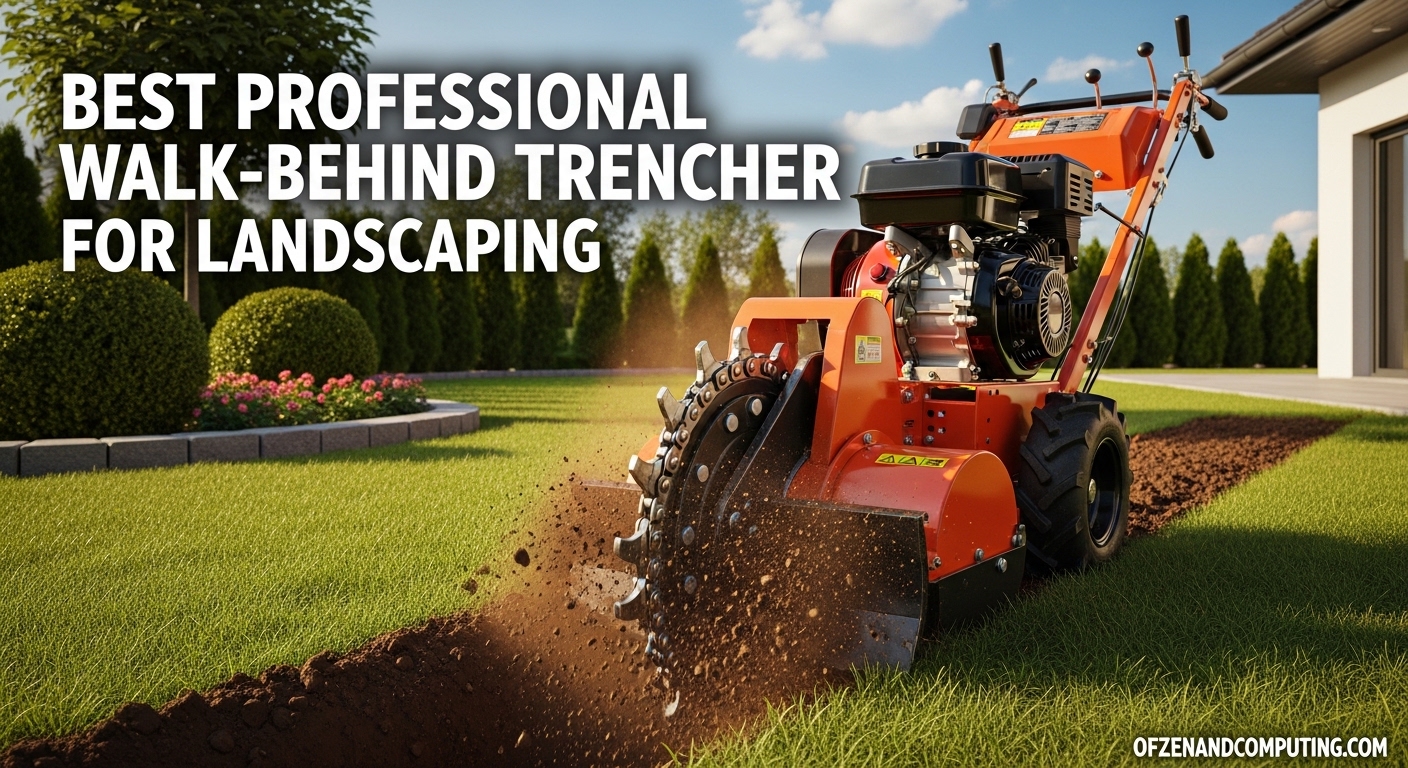 Best Professional Walk-Behind Trencher for Landscaping