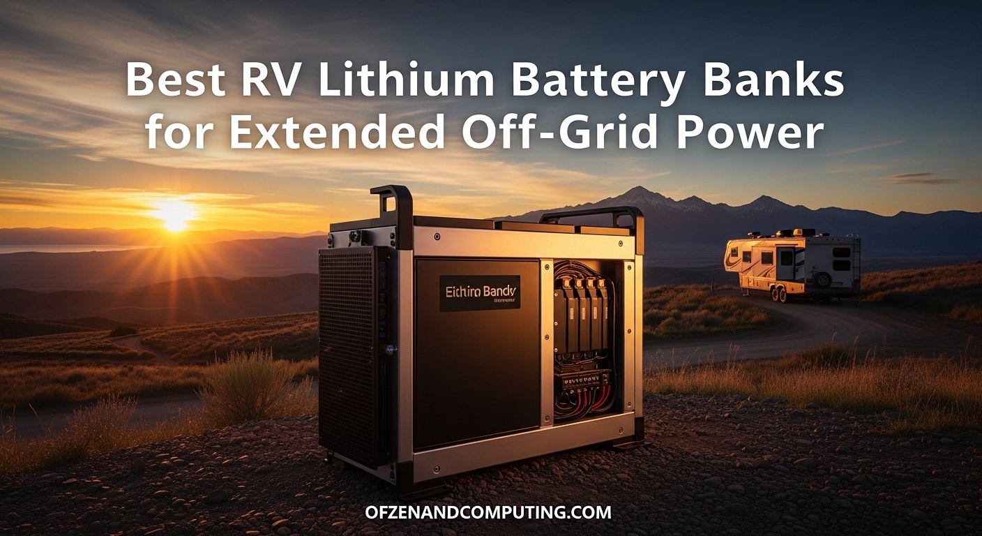 Best RV Lithium Battery Banks for Extended Off-Grid Power