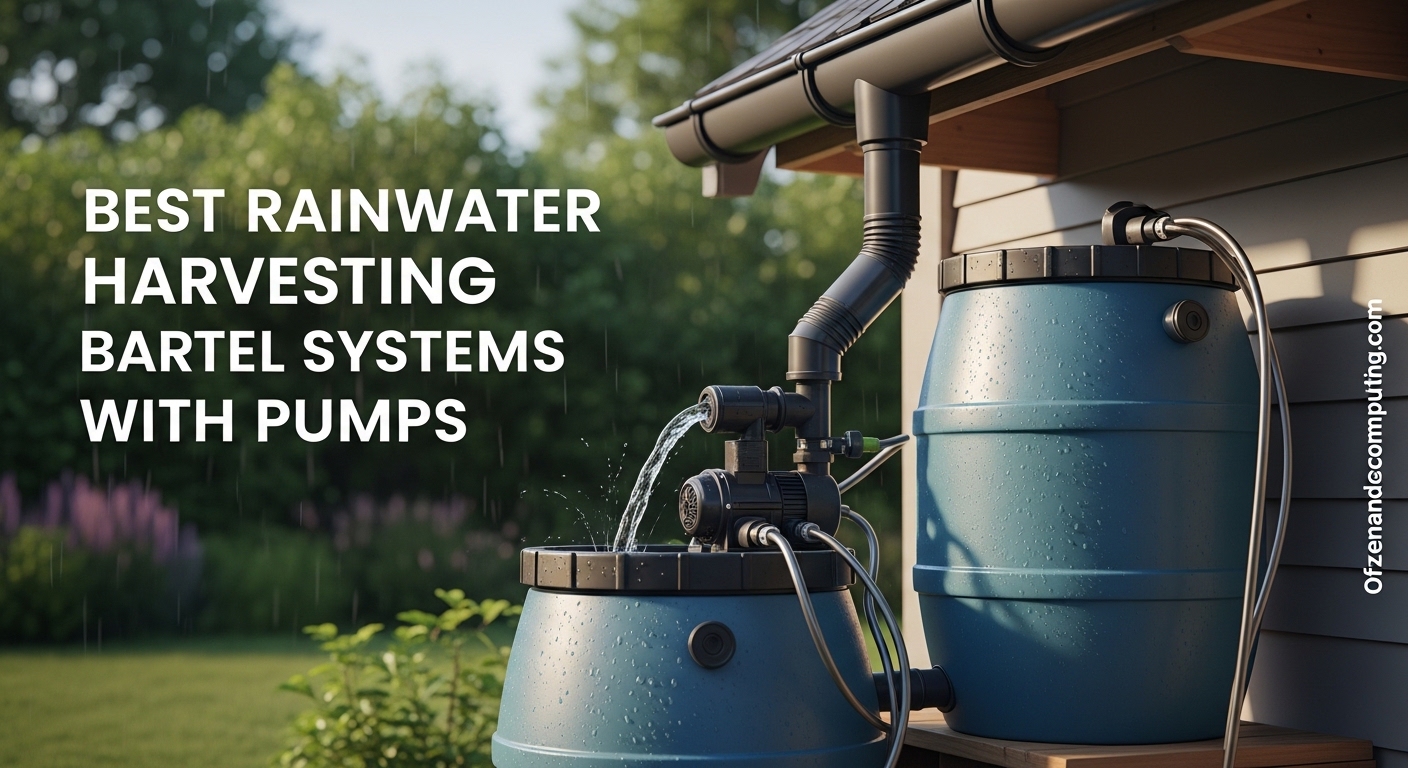 Best Rainwater Harvesting Barrel Systems with Pumps