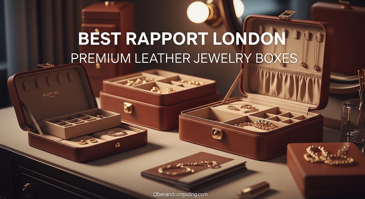 Best Rapport London Premium Leather Jewelry Boxes
