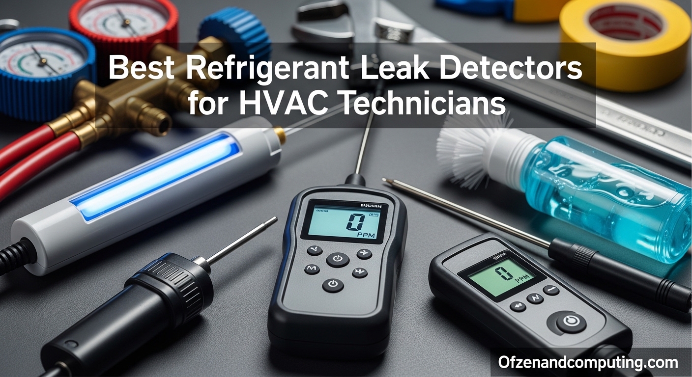 Best Refrigerant Leak Detectors for HVAC Technicians