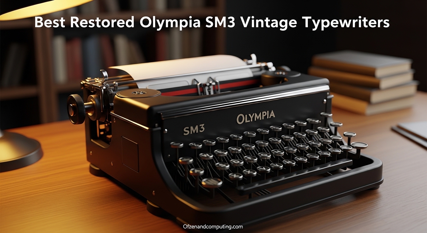 Best Restored Olympia SM3 Vintage Typewriters
