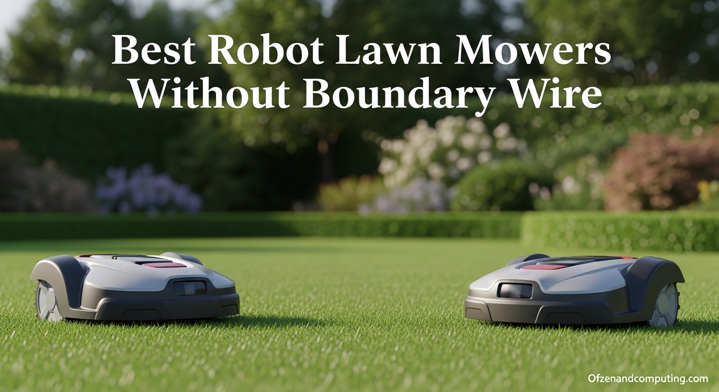 Best Robot Lawn Mowers Without Boundary Wire