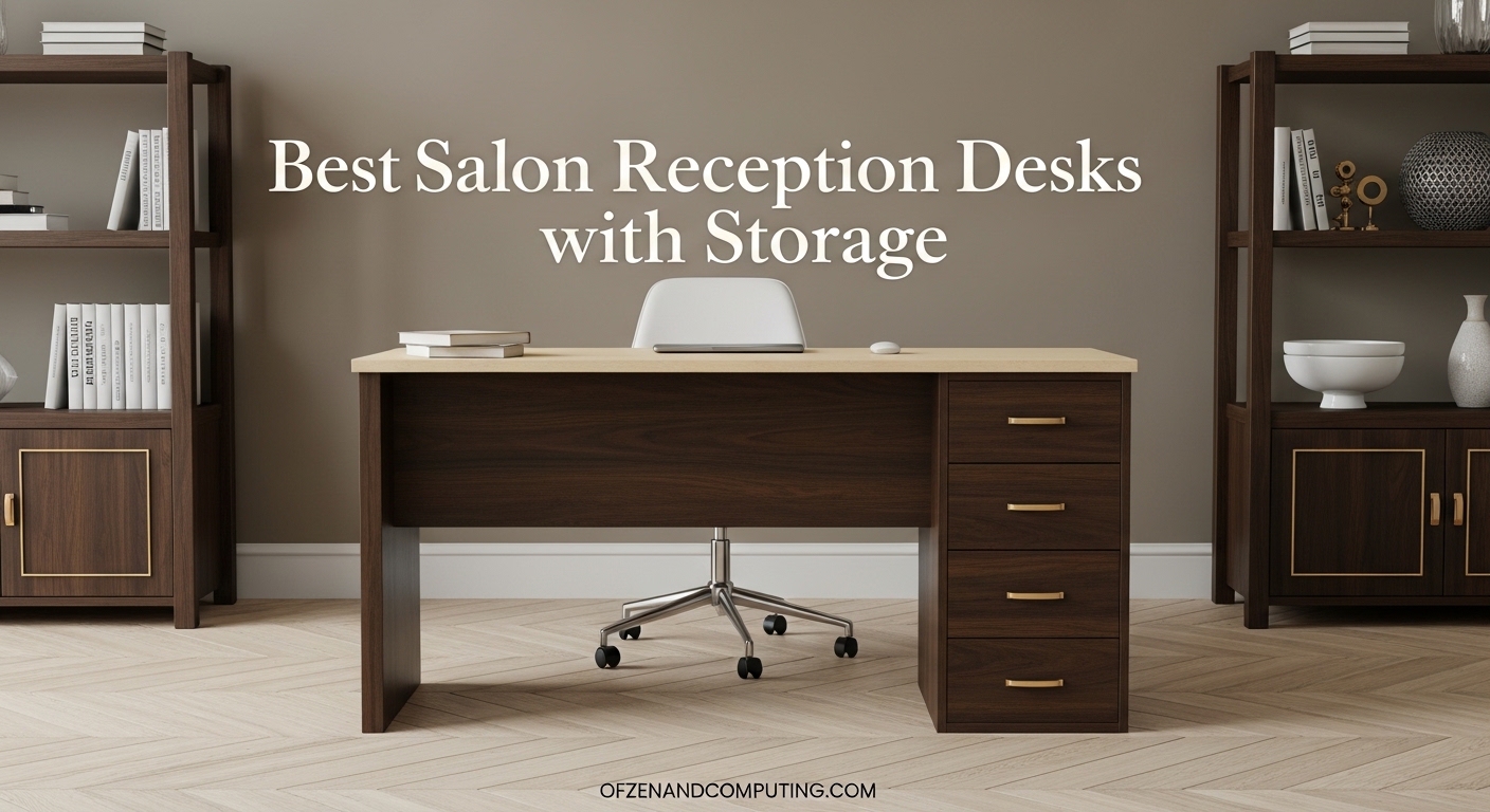 Best Salon Reception Desks with Storage