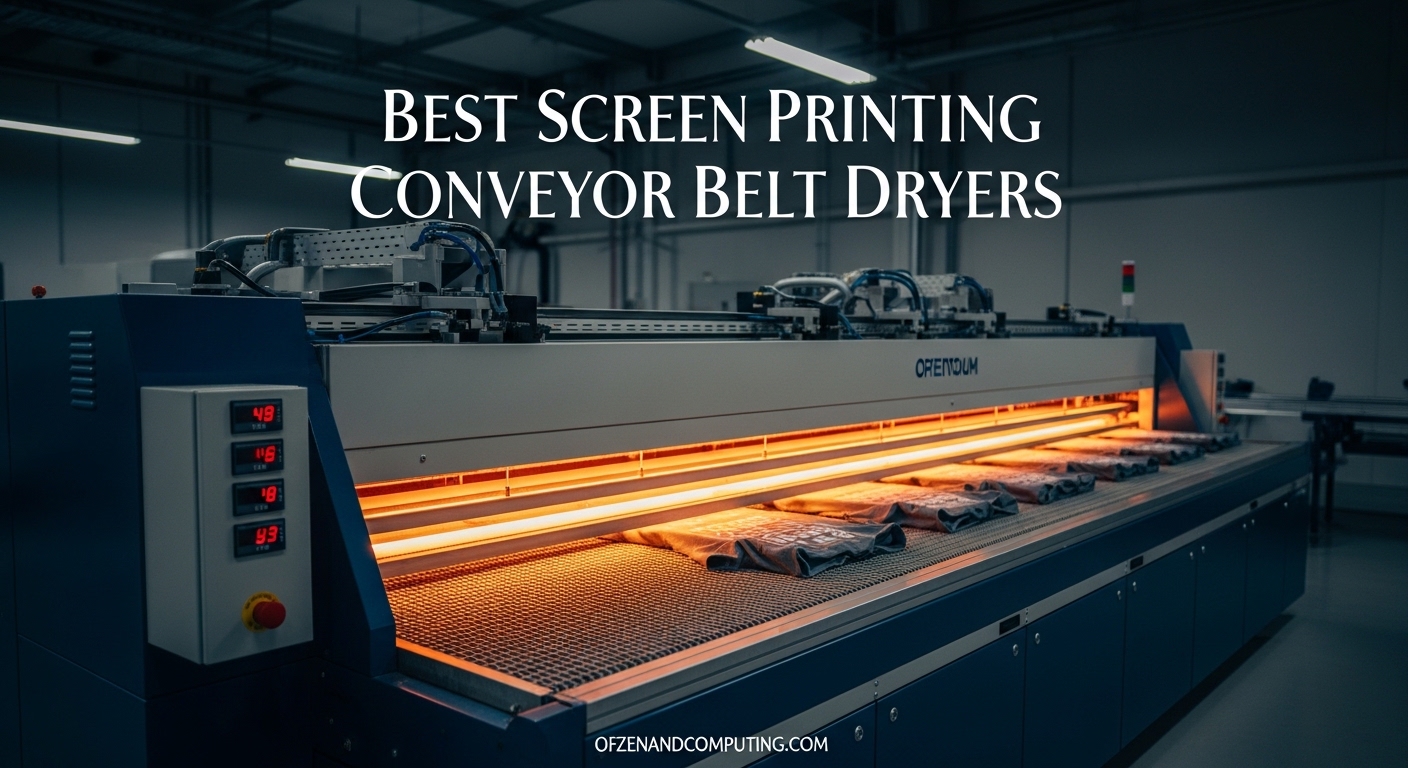 Best Screen Printing Conveyor Belt Dryers