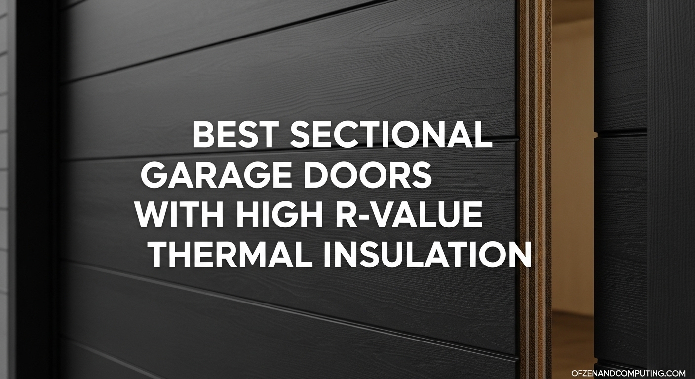 Best Sectional Garage Doors with High R-Value Thermal Insulation