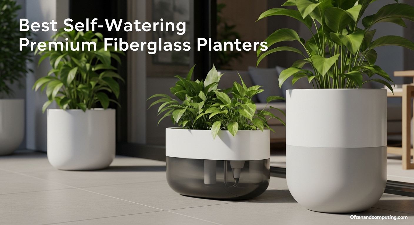 Best Self-Watering Premium Fiberglass Planters