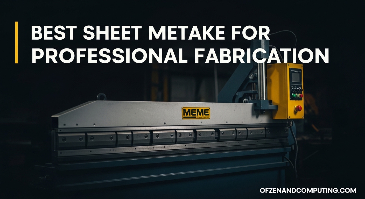 Best Sheet Metal Brake for Professional Fabrication