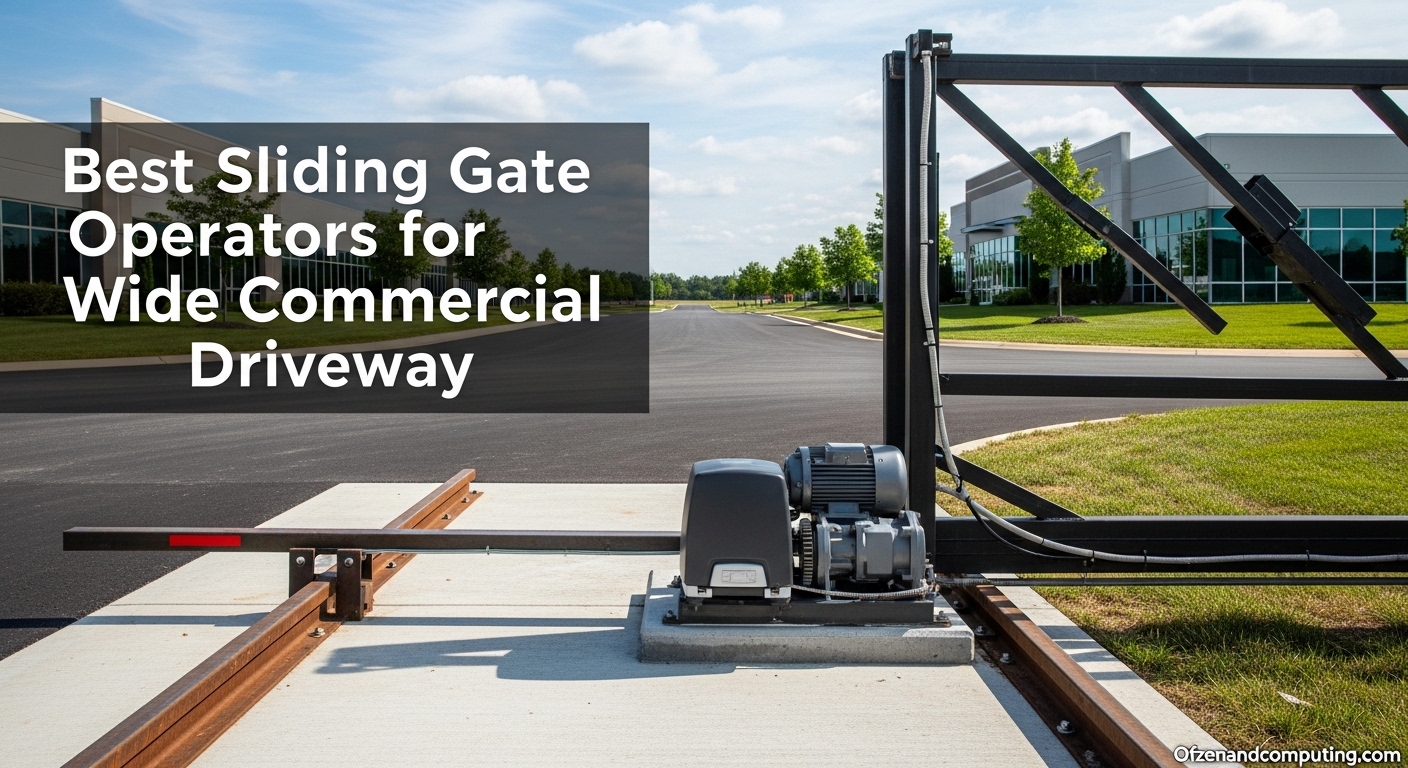 Best Sliding Gate Operators for Wide Commercial Driveway Entrances