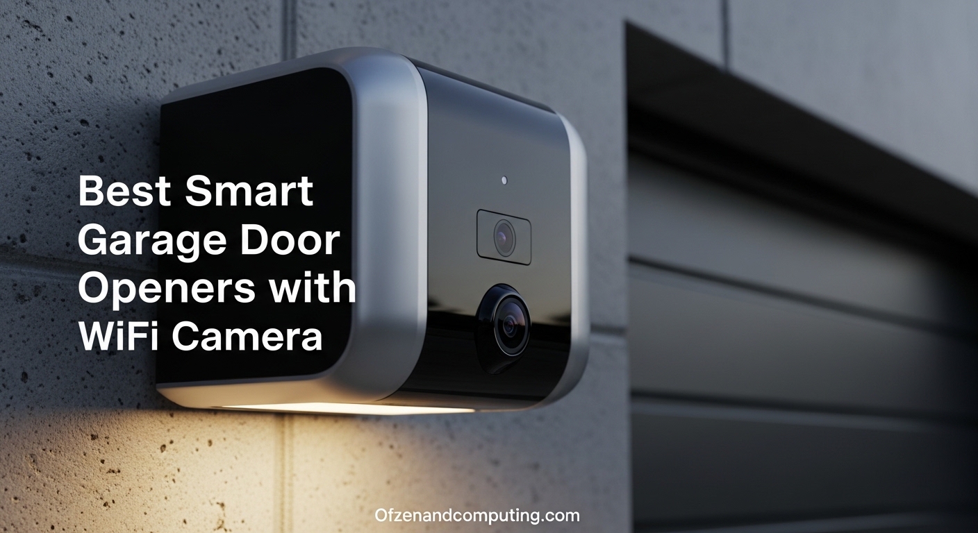 Smart garage door openers with built-in WiFi cameras for security. Compare top models with remote access, alerts, and HD video monitoring.